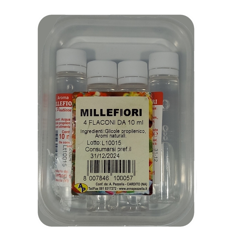 Millefiori Fläschchen 4 x 10 ml