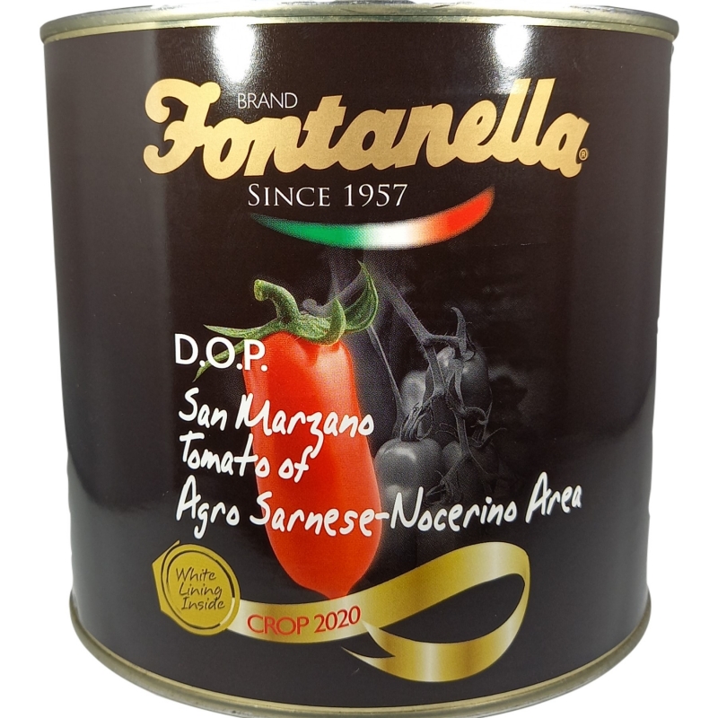 Les tomates pelées "San Marzano D.O.P." Gr. 3000 - Fontanella