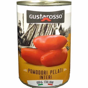 Tomate pelado 100% ITALIANO 400 gr. Gustarosso