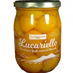 Lucariello pomodoro giallo intero al naturale 520 gr. Gustarosso