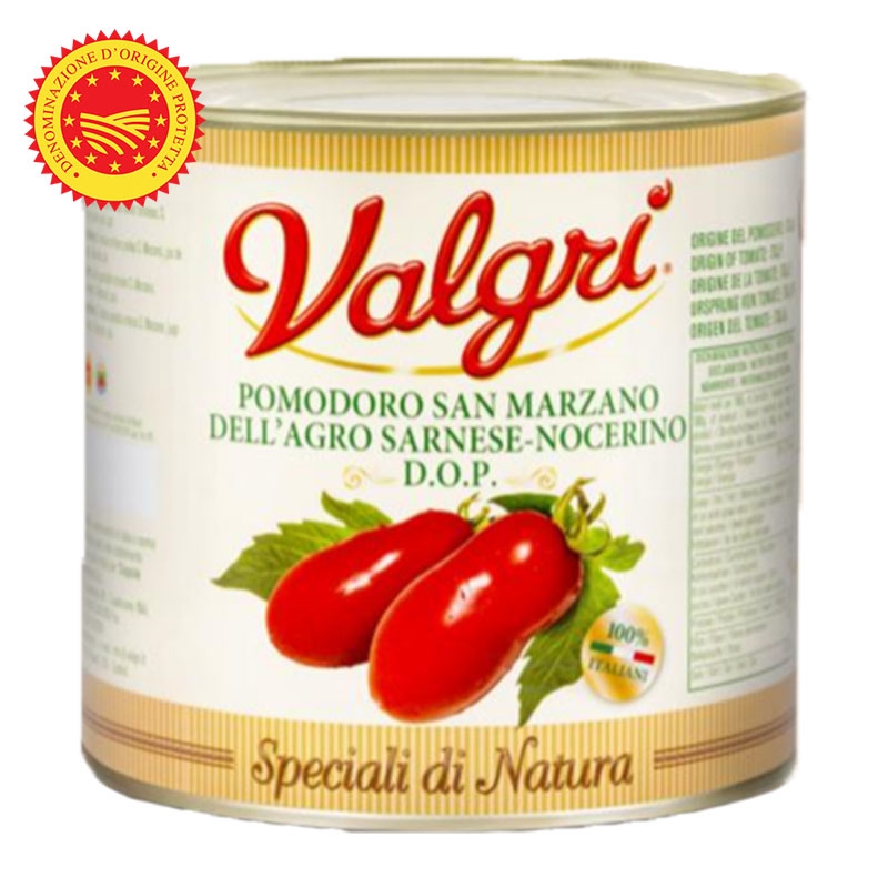 Peeled tomatoes San Marzano DOP - 2500 gr VALGRI