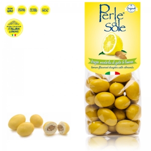 Dragèes mit Zitrone und Mandeln - Perle di Sole