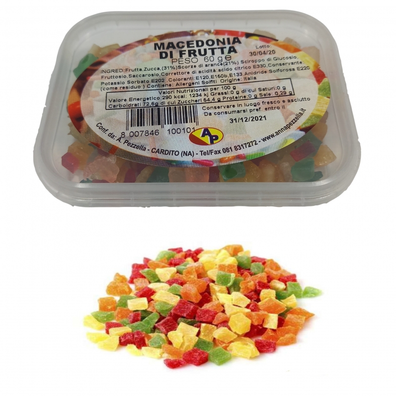 Salade de fruits fruits confits - Pezzella