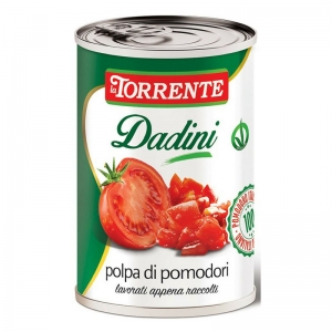 Polpa di pomodoro a cubetti  da 500g  Dadini  - La Torrente