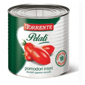 Ganze geschälte Tomaten von 3Kg - La Torrente