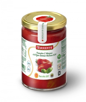 S.Marzano DOP, tomates pelées prunes, au jus de tomate - La Torrente