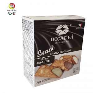 Mini Cannoli verschiedene Geschmacksrichtungen Snack - Uccaruci