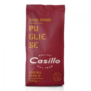 FARINE PRIME TERRE Type "0" 100% Pugliese 500g  - Molino Casillo