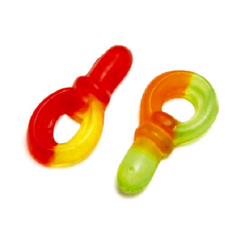 Pacifiers Colored Gummy Candies - Kg. 2 Papillon