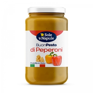 Pesto aus Paprika - Glas 190 g - "O Sol e Napule"