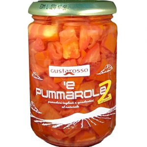 'e Pummarole 2 - Tomates cortados en cuadrados al natural Gr. 290 - Gustarosso
