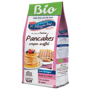 Le Farine Magiche Flour for Pancakes, Crepes and Organic Waffels 400 Gr.