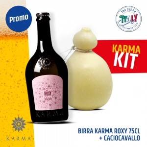 Birra Karma Roxy 75 cl + Caciocavallo 500 Gr.