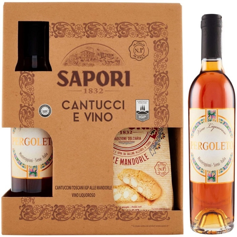 Cantucci and Vin Santo packaging - Sapori 1832