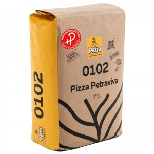 Farina PETRA 0102 HP per Pizza petraviva Kg. 12,5 - Molino Quaglia
