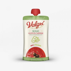 Valgrì sauce bio aux olives et câpres BIO 200 Gr. 