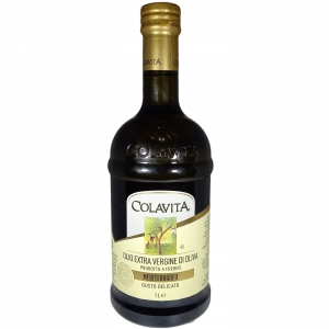 Huile d'olive extra vierge MEDITERRANEO 1 LT en verre - Colavita