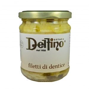Filetti di dentice in vetro Delfino 212 ml.