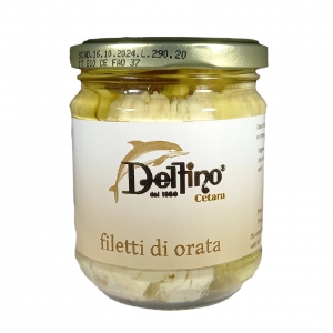Sea bream fillets in glass Delfino 212 ml.