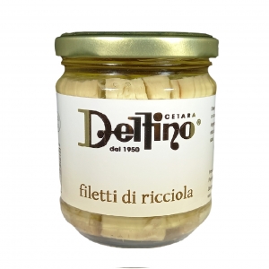 Filetti di ricciola in vetro Delfino 212 ml.