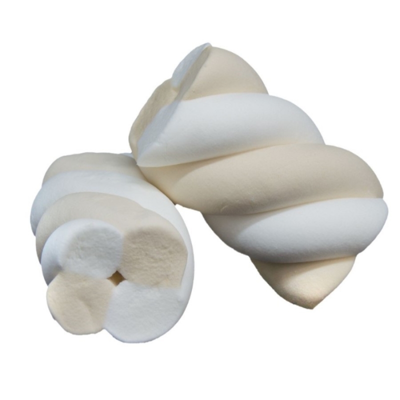 Marshmallows Zopf Weiß und Taubengrau Bulgari 1 Kg.