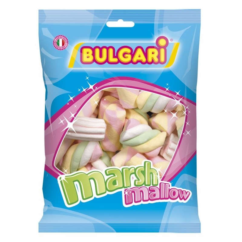 Marshmallows Extruded Bulgari 150 Gr.