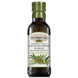 Condiment based on Extra Virgin Olive Oil Flavored with AROMATIC HERBS 250 ML - BARBERA OIL ( Shelf Life 15 Settembre )