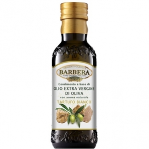 Condiment à base d'Huile d'Olive Extra Vierge Aromatisée à la TRUFFE BLANCHE 250 ML - HUILE DE BARBERA