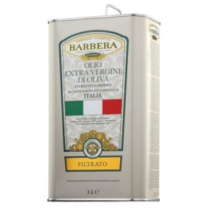 FILTERED Extra Virgin Olive Oil 3 Liters - Barbera Oil