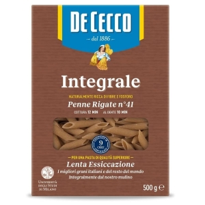 De Cecco Penne Rigate Integrali n° 41 500 Gr.