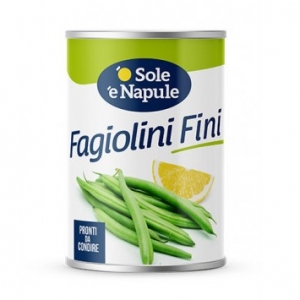 Fagiolini verdi fini 400 Gr  - "O sol e napule"