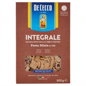 De Cecco Mixed Pasta n ° 120 Wholemeal 500 Gr.