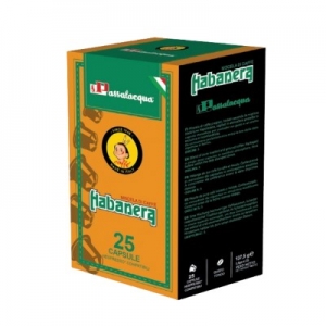 PASSALACQUA CAPSULE HABANERA - GUSTO FORTE - Box 25 PEZZI COMPATIBILI  NESPRESSO da 5.5g