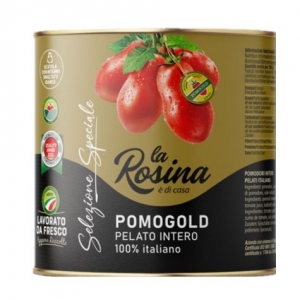 Geschälte Tomaten pomogold 2,5 Kg. La Rosina