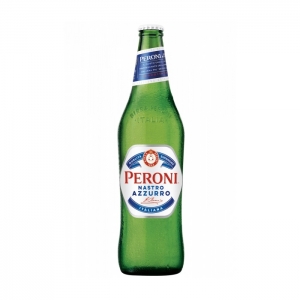 Peroni Nastro Azzurro mais Nostrano cerveza en botella 62 cl.