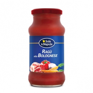 Ready to use Ready Bolognese sauce 350 Gr. "O sole e Napule"