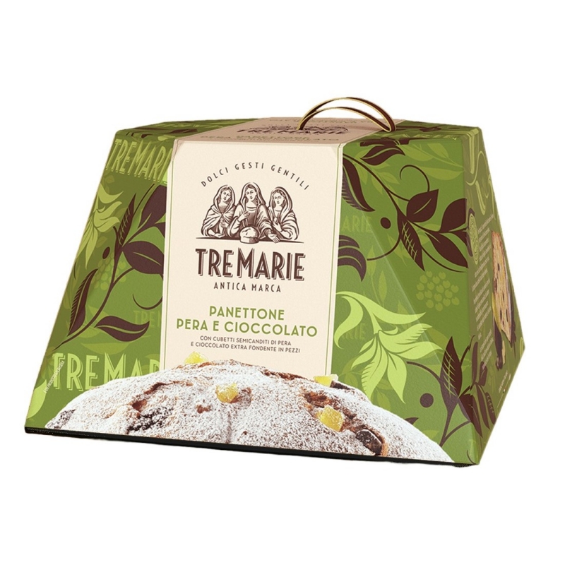 Tre marie panettone with pear and chocolate 930 Gr.