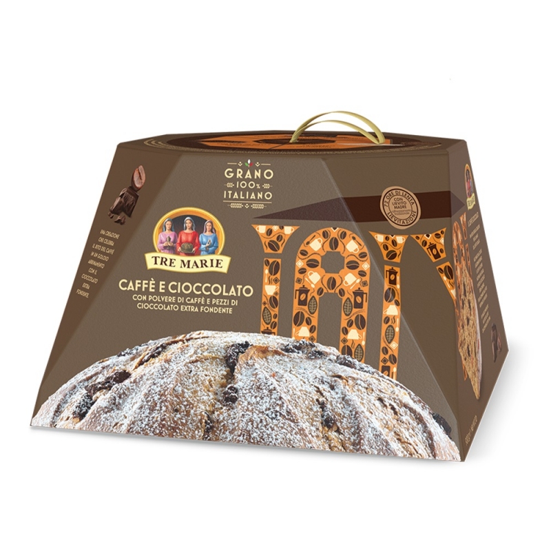 Tre marie panettone cafe y chocolate 930 Gr.
