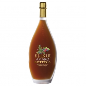 Bottega amaro elixir liqueur with alpine herbs 500 Ml.