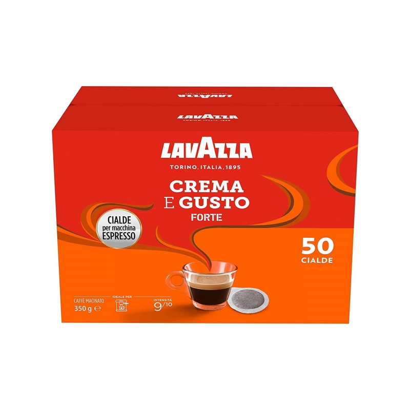 Cafe 50 Pods Crema Y Sabor Fuerte Lavazza