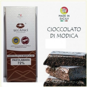Modica chocolate bitter paste 100g - UCCARUCI