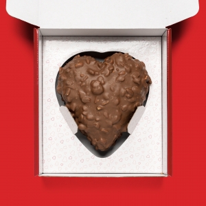 Madò Valentine's heart snik caramel filled with spreadable cream 650 Gr.