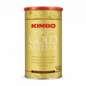 Kimbo Gold Medal coffee in tin 400 Gr. 