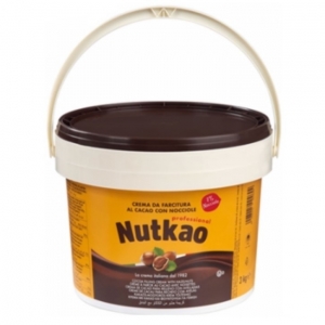 Nutkao Kakaocreme mit Füllung Haselnüsse 3 Kg. 