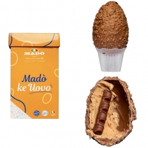 Madò Easter egg "Madò Ke Buena with extra filling inside of spreadable cream 500 Gr.