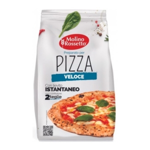 Molino Rossetto mix for pizza with instant yeast 750 Gr.