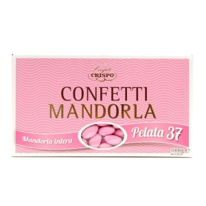 Crispo Confetti alla Mandorla Intera Pelata 37 rosa 1 Kg.