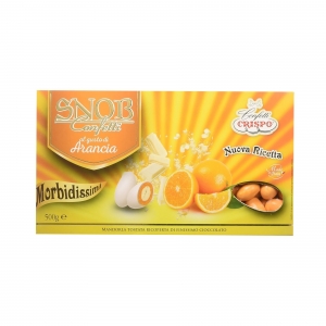 Confetti Crispo Snob sabor naranja color naranja 500 gr.