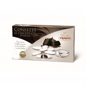Confetti Crispo al Cioccolato Fondente Bianchi 1 Kg.