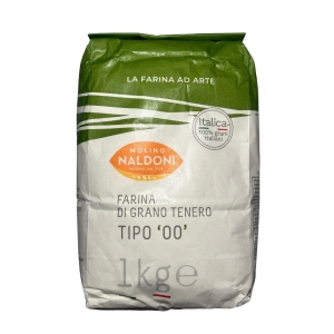 Molino Naldoni 00 type soft wheat flour 1 Kg.